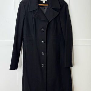 Anne Klein Black Women's Wool Coat